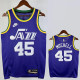 2023-24 JAZZ MITCHELL #45 purple Top Quality Top Quality Hot Pressing NBA Jersey (Retro Logo)