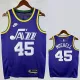 2023-24 JAZZ MITCHELL #45 purple Top Quality Top Quality Hot Pressing NBA Jersey (Retro Logo)