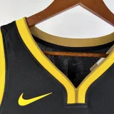 2023-24 WARRIORS THOMPSON #11 Black City Edition Top Quality Hot Pressing NBA Jersey (V领)