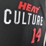 2023-24 HEAT HERRO #14 Black City Edition Top Quality Hot Pressing NBA Jersey (V领）