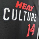 2023-24 HEAT HERRO #14 Black City Edition Top Quality Hot Pressing NBA Jersey (V领）