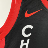 2023-24 BULLS DE ROZAN #11 Black City Edition Top Quality Hot Pressing NBA Jersey