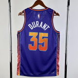 2023-24 SUNS DURANT #35 Purple City Edition Top Quality Hot Pressing NBA Jersey