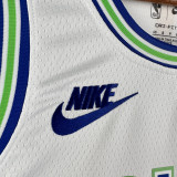 2023-24 TIMBERWOLVES ANDERSON #1 White Top Quality Hot Pressing NBA Jersey (Retro Logo)