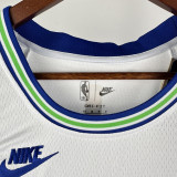 2023-24 TIMBERWOLVES ANDERSON #1 White Top Quality Hot Pressing NBA Jersey (Retro Logo)