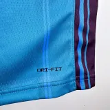 2023-24 HORNETS BALL #1 Blue Top Quality Hot Pressing NBA Jersey (Retro Logo)