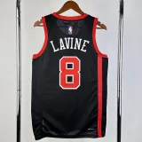 2023-24 BULLS LAVINE #8 Black City Edition Top Quality Hot Pressing NBA Jersey