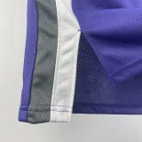 2023-24 KINGS FOX #5 Purple Away Top Quality Hot Pressing NBA Jersey(V领）