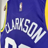 2023-24 JAZZ CLARKSON #00 purple Top Quality Top Quality Hot Pressing NBA Jersey (Retro Logo)