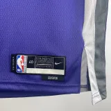 2023-24 KINGS FOX #5 Purple Away Top Quality Hot Pressing NBA Jersey(V领）