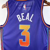 2023-24 SUNS BEAL #3 Purple City Edition Top Quality Hot Pressing NBA Jersey
