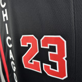 2023-24 BULLS JORDAN #23 Black City Edition Top Quality Hot Pressing NBA Jersey