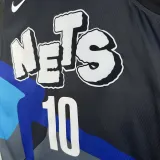 2023-24 NETS SIMMONS #10 Blue Black City Edition Top Quality Hot Pressing NBA Jersey