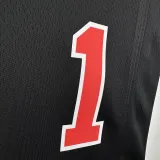 2023-24 BULLS ROSE #1 Black City Edition Top Quality Hot Pressing NBA Jersey