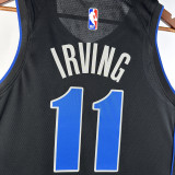 2023-24 Dallas Mavericks IRVING #11 Black City Edition Top Quality Hot Pressing NBA Jersey(V领)