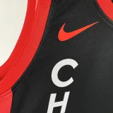 2023-24 BULLS ROSE #1 Black City Edition Top Quality Hot Pressing NBA Jersey