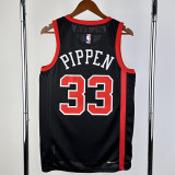 2023-24 BULLS PIPPPEN #33 Black City Edition Top Quality Hot Pressing NBA Jersey