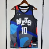 2023-24 NETS SIMMONS #10 Blue Black City Edition Top Quality Hot Pressing NBA Jersey