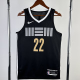 2023-24 Grizzlies BANE #22 Black City Edition Top Quality Hot Pressing NBA Jersey