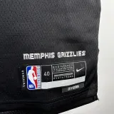 2023-24 Grizzlies MORANT #12 Black City Edition Top Quality Hot Pressing NBA Jersey
