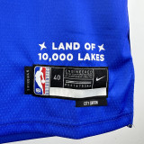 2023-24 Timberwolves ROSE #25 Blue City Edition Top Quality Hot Pressing NBA Jersey