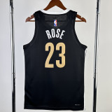 2023-24 Grizzlies ROSE #23 Black City Edition Top Quality Hot Pressing NBA Jersey