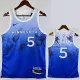 2023-24 Timberwolves EDWARDS #5 Blue City Edition Top Quality Hot Pressing NBA Jersey