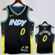 2023-24 Indiana Pacers HALLBURTON #0 Black City Edition Top Quality Hot Pressing NBA Jersey