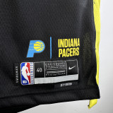 2023-24 Indiana Pacers HALLBURTON #0 Black City Edition Top Quality Hot Pressing NBA Jersey