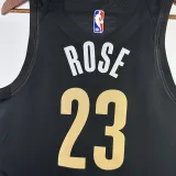 2023-24 Grizzlies ROSE #23 Black City Edition Top Quality Hot Pressing NBA Jersey