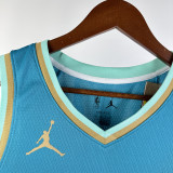 2023-24 Hornets BALL #1 Blue City Edition Top Quality Hot Pressing NBA Jersey