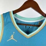 2023-24 Hornets BALL #1 Blue City Edition Top Quality Hot Pressing NBA Jersey