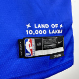 2023-24 Timberwolves TOWNS #32 Blue City Edition Top Quality Hot Pressing NBA Jersey