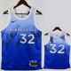 2023-24 Timberwolves TOWNS #32 Blue City Edition Top Quality Hot Pressing NBA Jersey