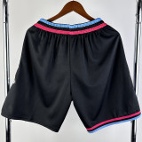 2023-24 HEAT Black South Coast Top Quality NBA Pants