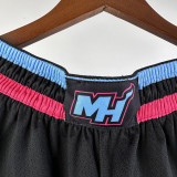 2023-24 HEAT Black South Coast Top Quality NBA Pants