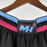 2023-24 HEAT Black South Coast Top Quality NBA Pants