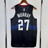 2023-24 Nuggets MURRAY #27 Black City Edition Top Quality Hot Pressing NBA Jersey