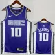 2022-23 KINGS SABONIS #10 Purple Away Top Quality Hot Pressing NBA Jersey(V领）