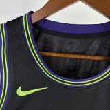 2023-24 Pelicans WILLIAMSON #1 Black City Edition Top Quality Hot Pressing NBA Jersey