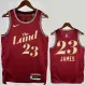 2023-24 Cleveland Cavaliers JAMES #23 Red City Edition Top Quality Hot Pressing NBA Jersey