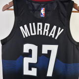 2023-24 Nuggets MURRAY #27 Black City Edition Top Quality Hot Pressing NBA Jersey