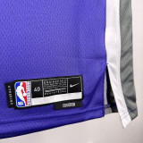 2022-23 KINGS SABONIS #10 Purple Away Top Quality Hot Pressing NBA Jersey(V领）