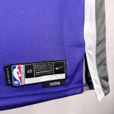 2022-23 KINGS SABONIS #10 Purple Away Top Quality Hot Pressing NBA Jersey(V领）