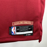 2023-24 Cleveland Cavaliers JAMES #23 Red City Edition Top Quality Hot Pressing NBA Jersey