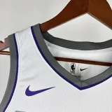 2022-23 KINGS SABONIS #10 White Home Top Quality Hot Pressing NBA Jersey(V领）