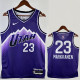 2023-24 JAZZ MARKKANEN #23 Purple City Edition Top Quality Hot Pressing NBA Jersey