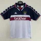1997-1998 Man City Away Retro Soccer Jersey