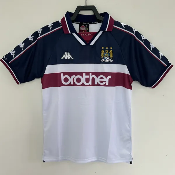 1997-1998 Man City Away Retro Soccer Jersey