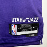 2023-24 JAZZ MARKKANEN #23 Purple City Edition Top Quality Hot Pressing NBA Jersey